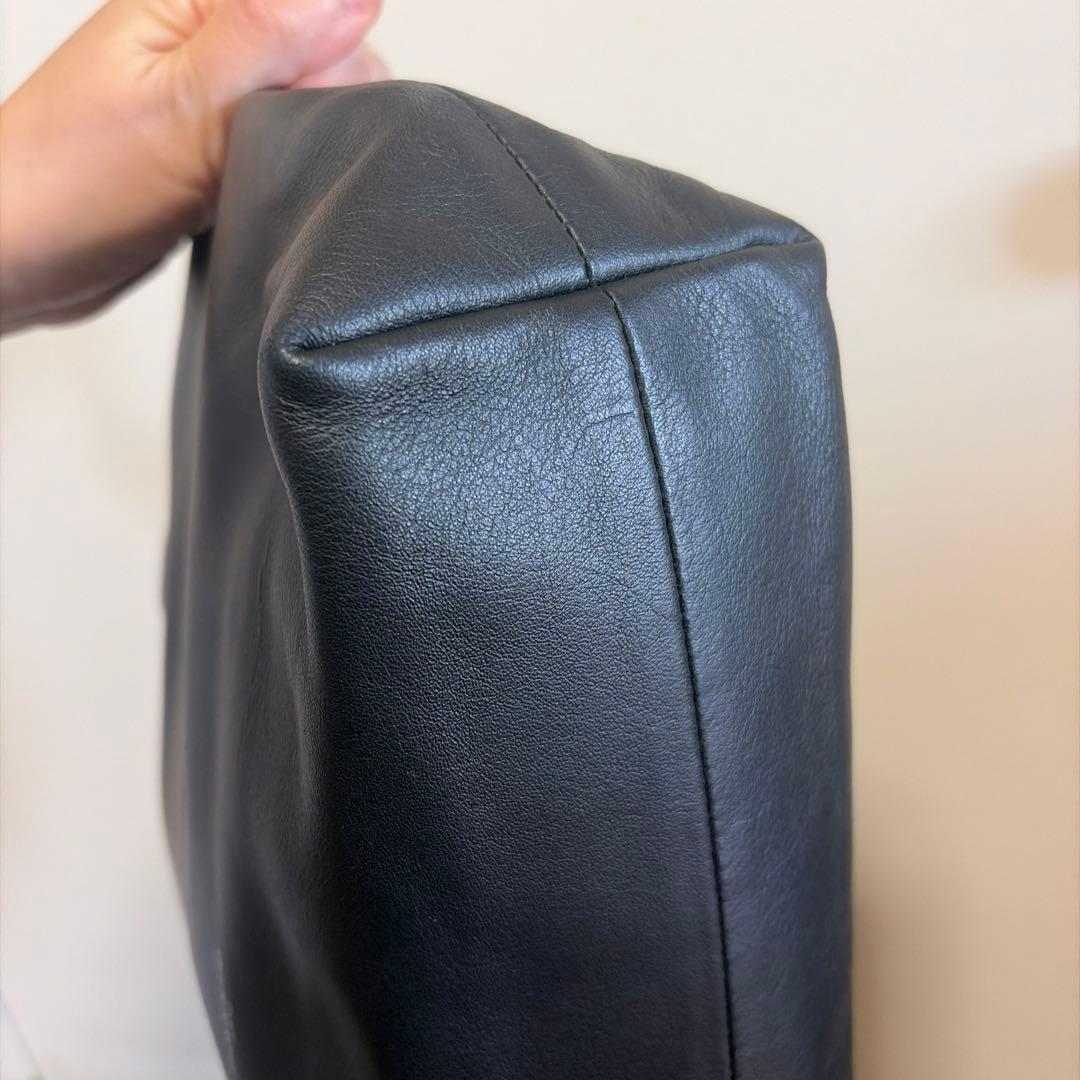 【美品】SALON DE ALFURD レザー　ショルダーバッグ　2way 黒