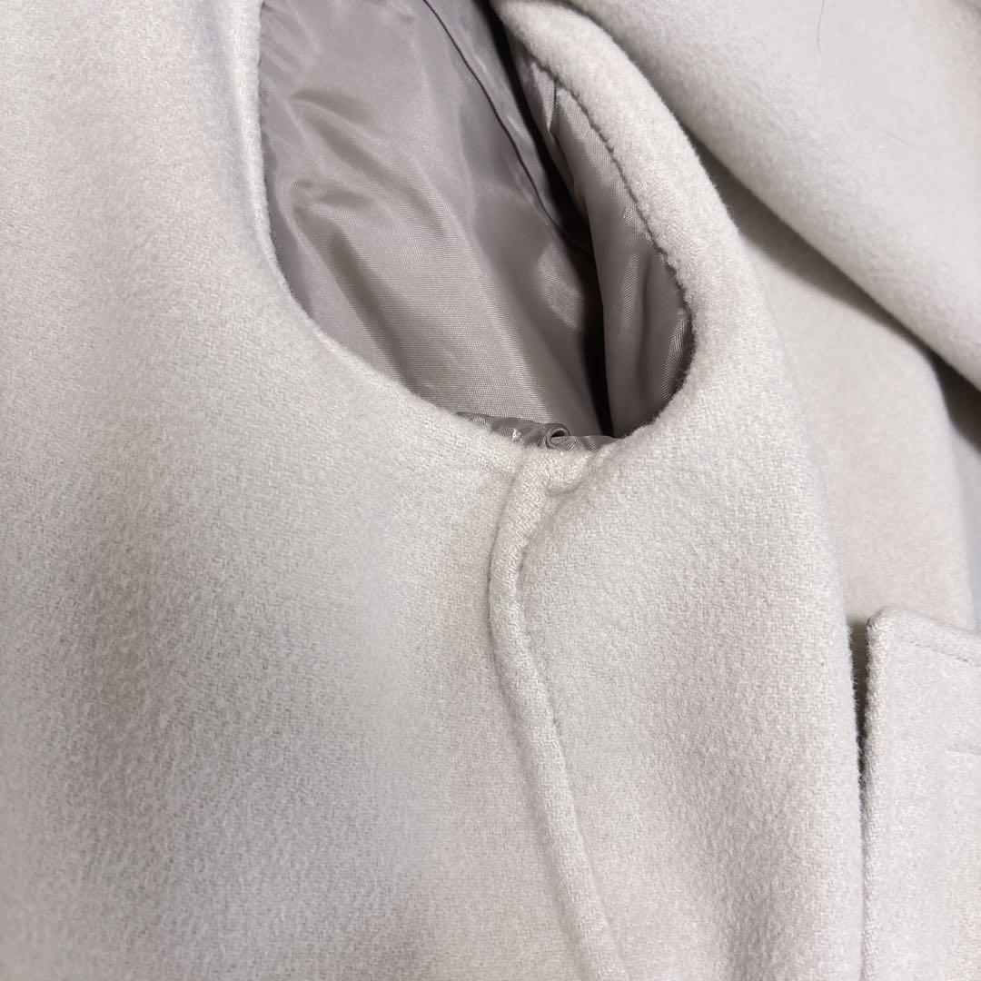 美品SLOBE IENA HAMILTON ダブルフェイスウールショートコート