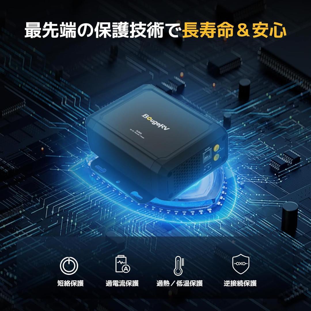 BougeRV DC600 12V24V 走行充電器 600W 高出力
