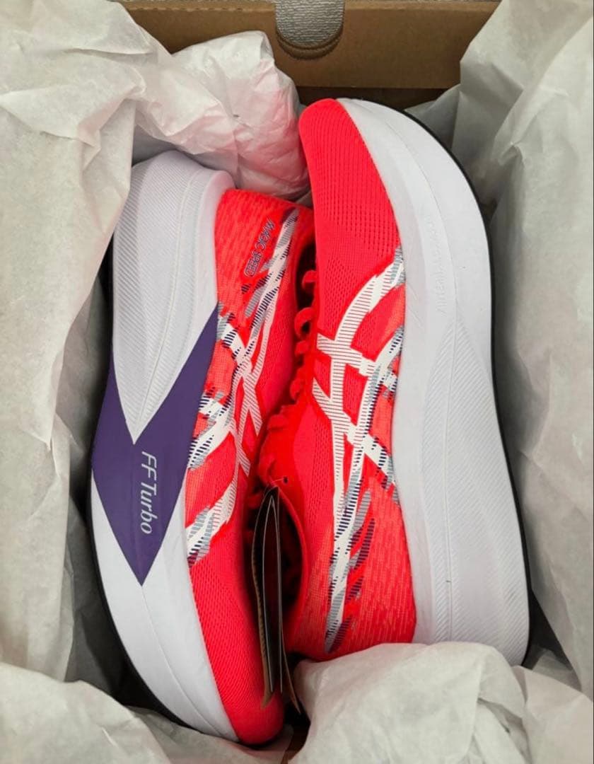 【新品　未使用】アシックス MAGIC SPEED4 27.5cm レッド