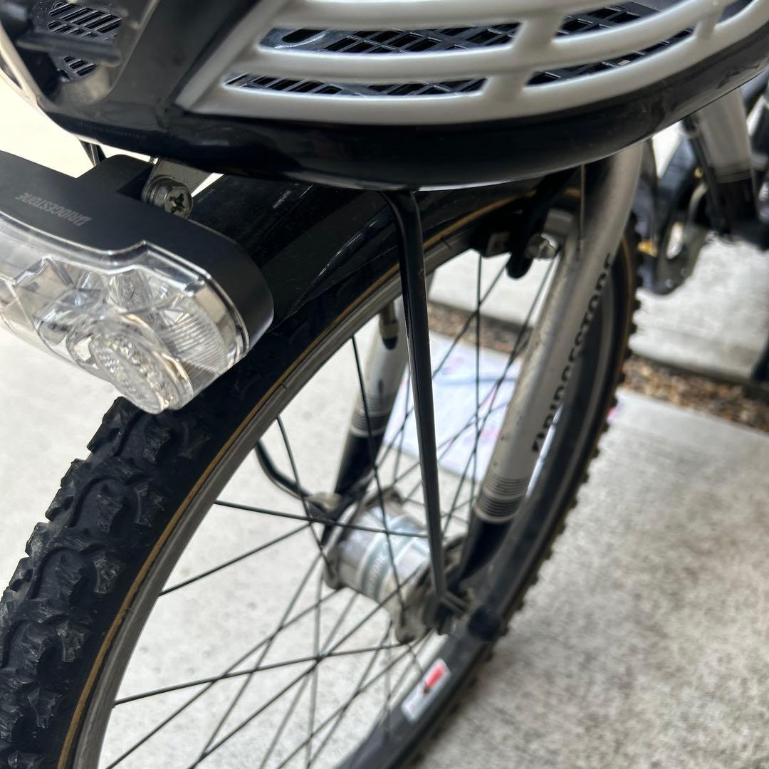 ブリヂストン クロスファイヤージュニア 22インチ シルバー&ブラック 自転車