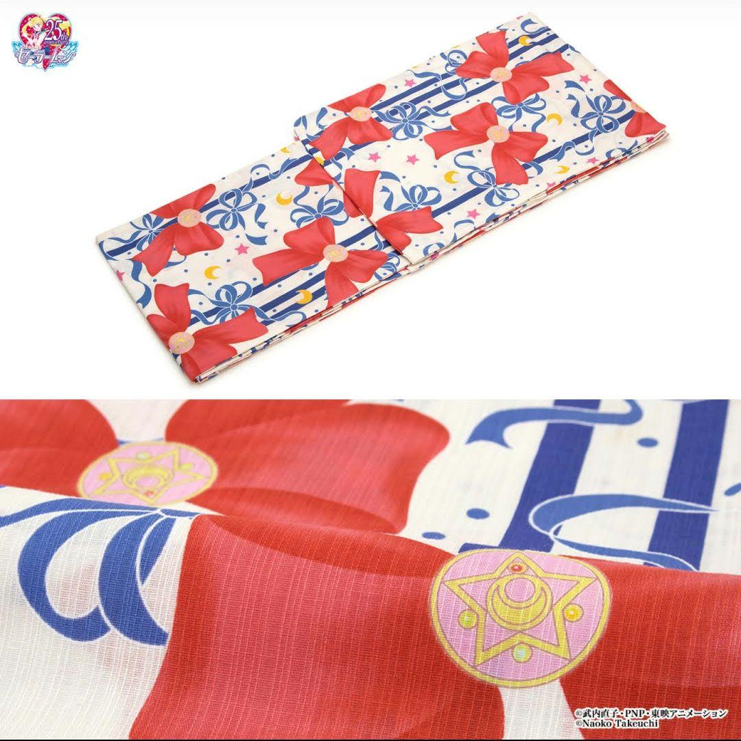 るーちゃん'sショップ♡ムーン浴衣帯セット 赤　月野 うさぎ