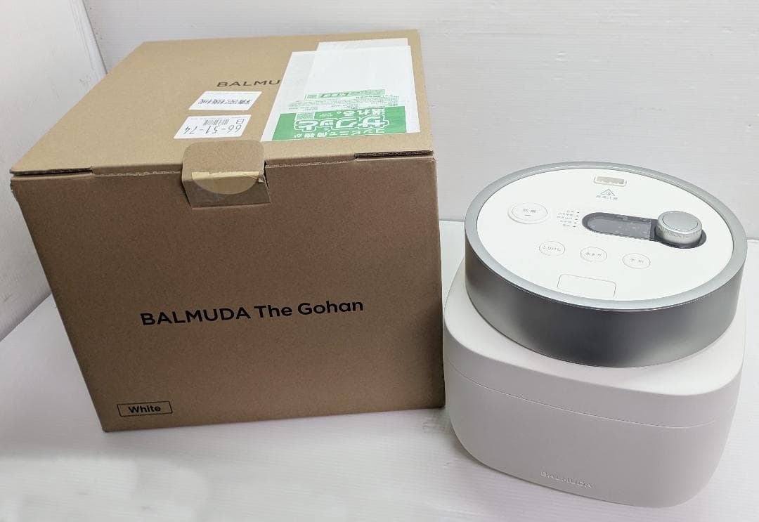 バルミューダ ザ・ゴハン K08A-WH 炊飯器 3合 BALMUDA
