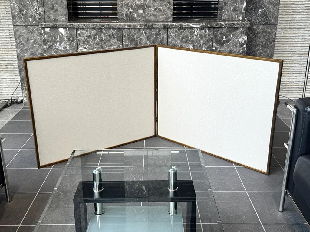 茶器/茶道具　風炉先屏風　NT2431 紐蝶番 女桑 シンプルな衝立・屏風