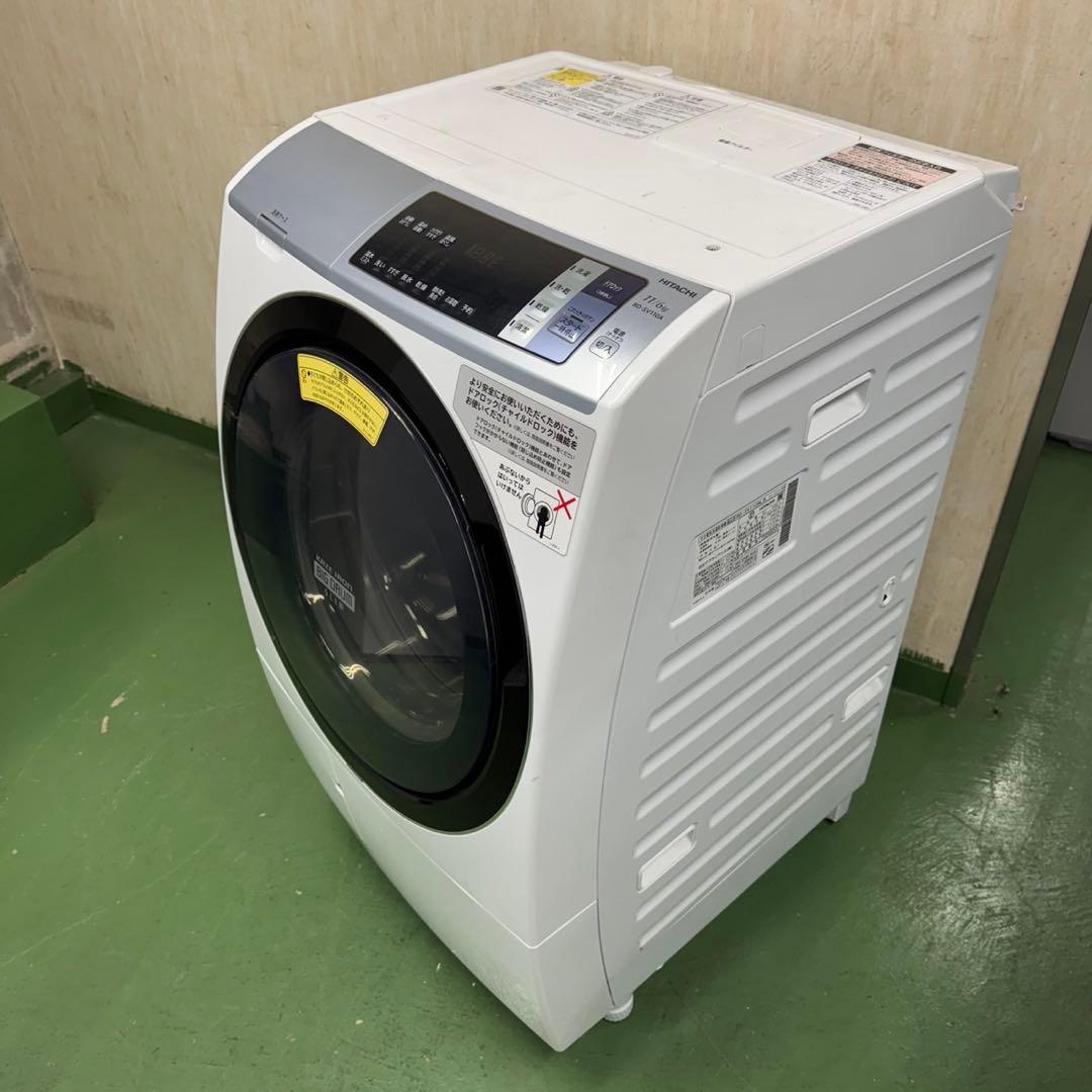 214★2017年製★日立　ドラム式洗濯機　11KG 熱乾燥　大型　ファミリー