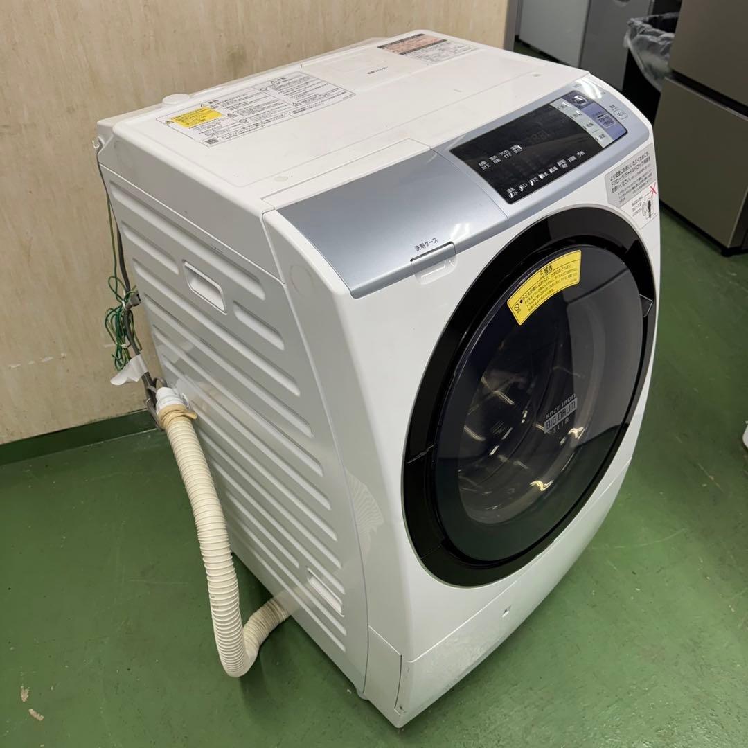 214★2017年製★日立　ドラム式洗濯機　11KG 熱乾燥　大型　ファミリー