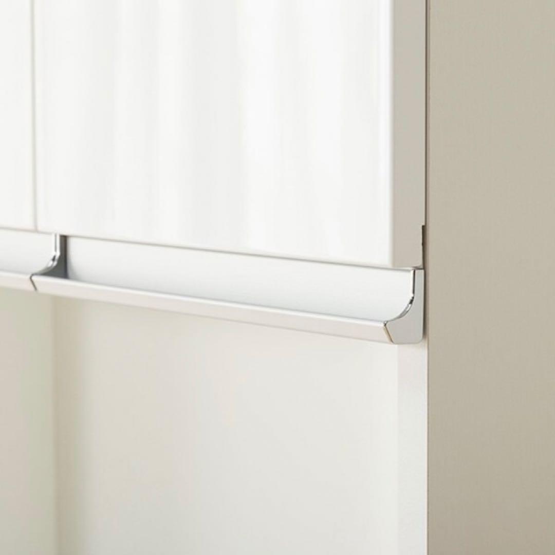 年末大幅値引！ ニトリ UV鏡面 食器棚 90 レジューム キッチンボード 高級