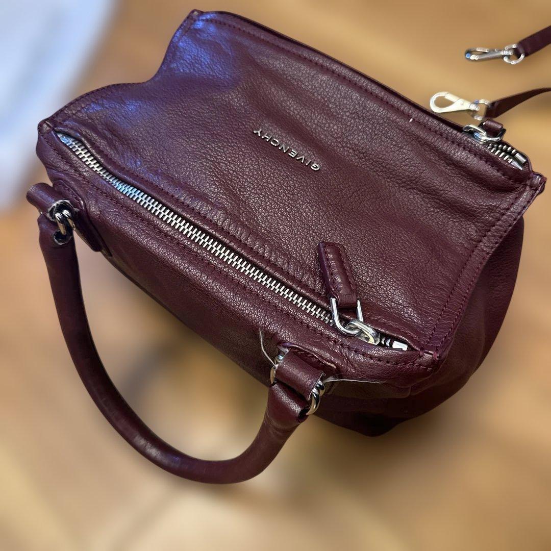 AkOさま　GIVENCHY ハンドバッグ ショルダー パンドラ ボルドー