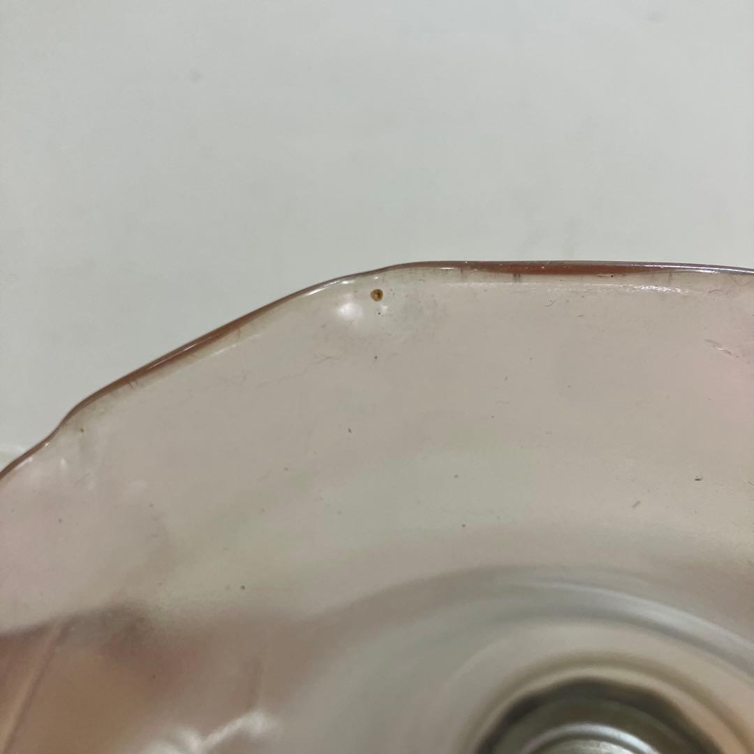 D-2 ⑪ 昭和レトロ フリル型 ガラスシェード ペンダントライト シーリング