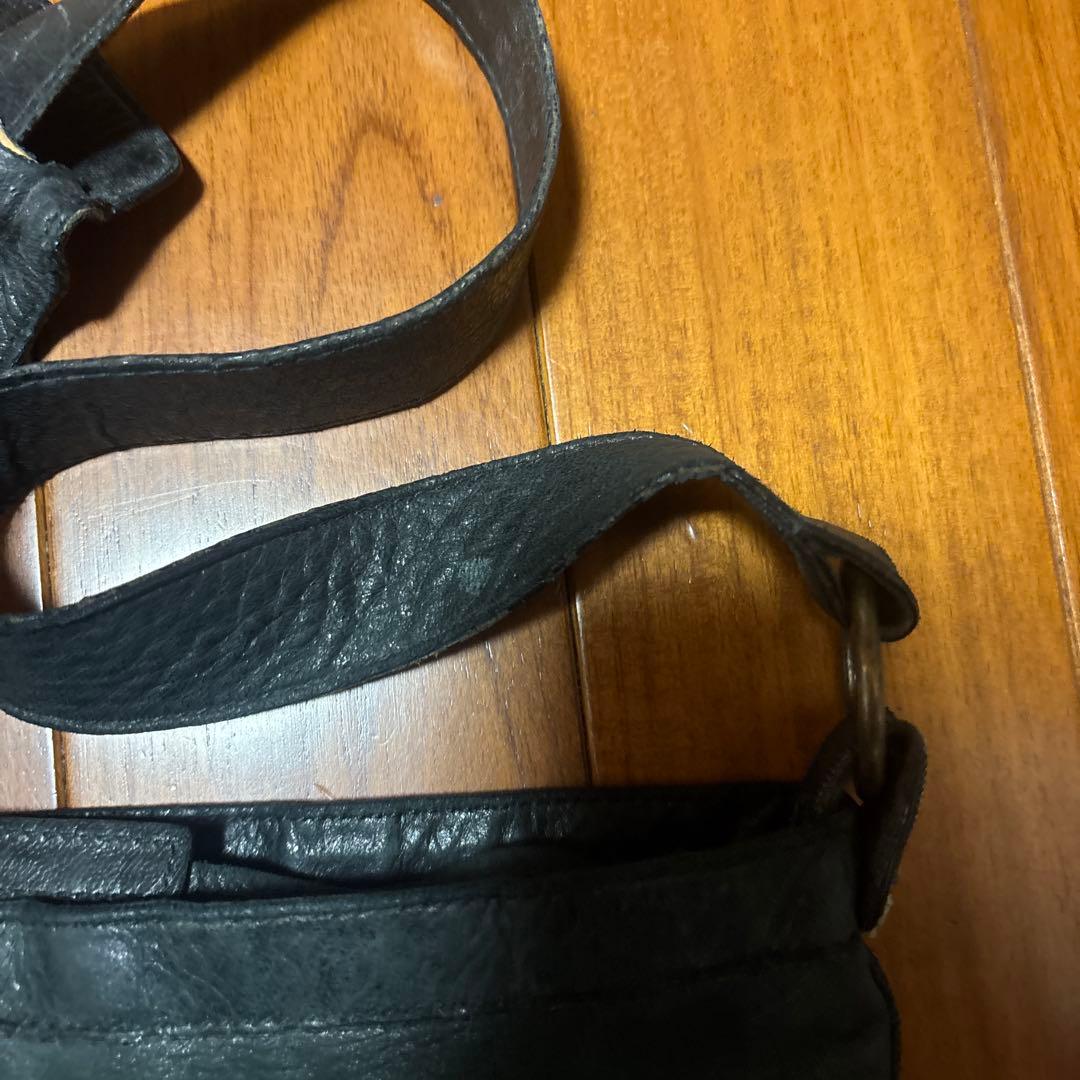 希少✨バレンシアガ ショルダーバッグ シティ レザー 斜め掛け可 ブラック