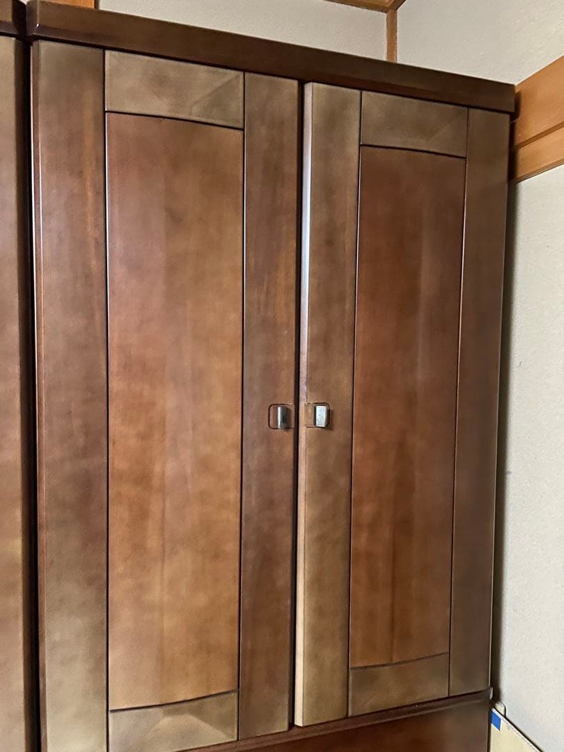 【底値】収納家具　昭和後期　美品 ダークブラウン