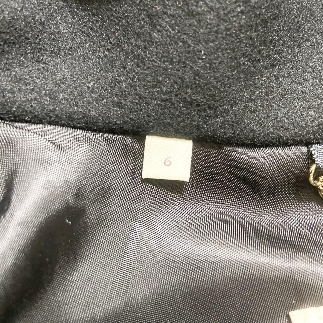 マッキントッシュ　ニューハンビーフード　ウールメルトンコート　ブラック　6