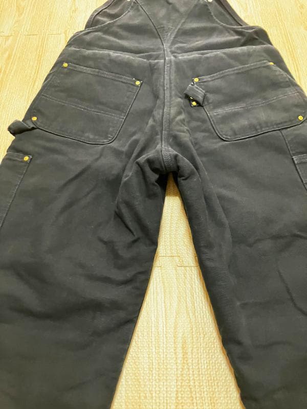 Carhartt R03 Black 34×30　カーハート　オーバーオール
