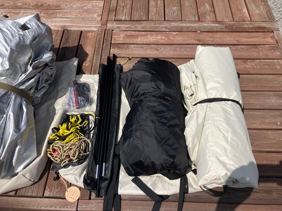 3F ULGEARシェルターテント beetle16 セット(希少210D白)