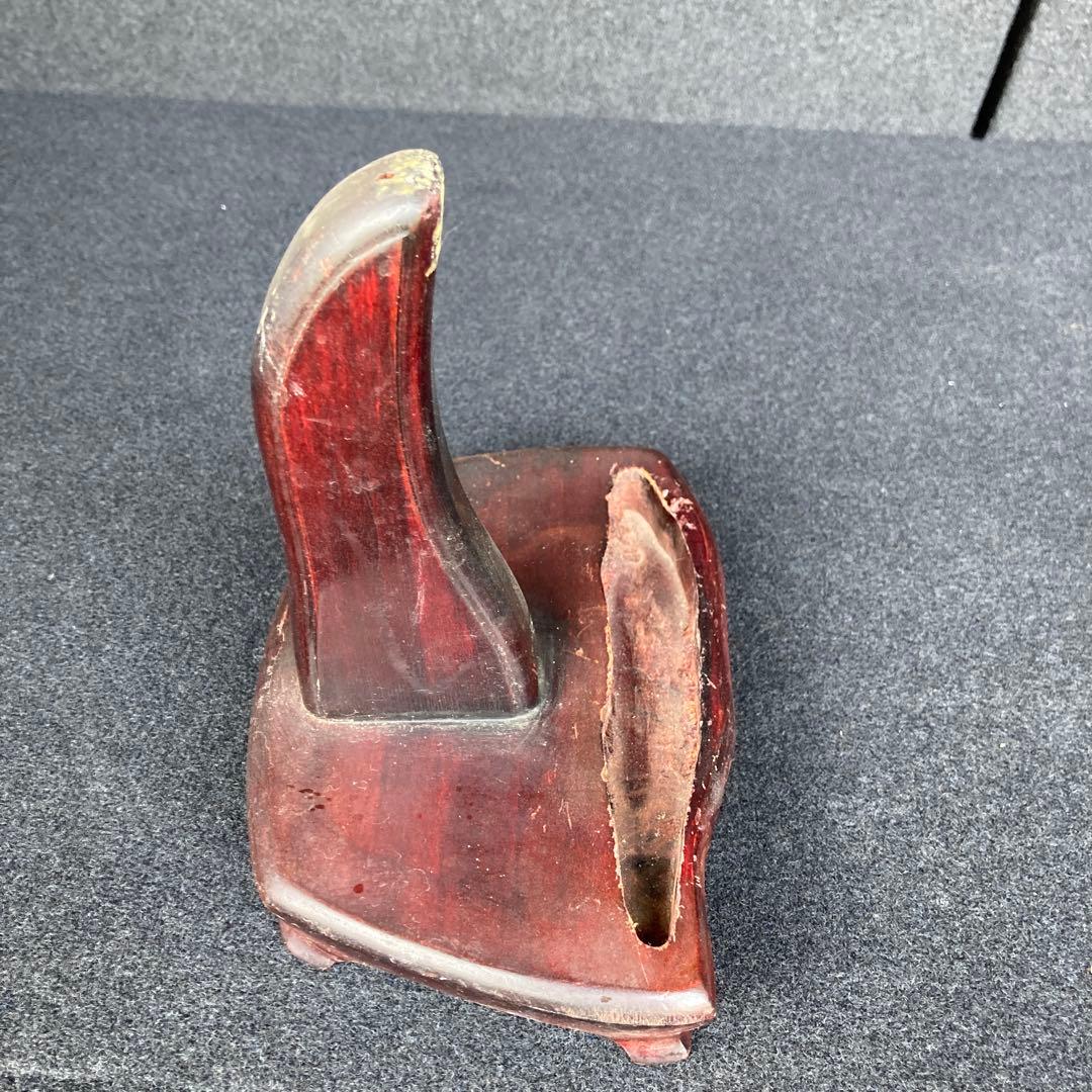 直角石オルソセラス大型台付