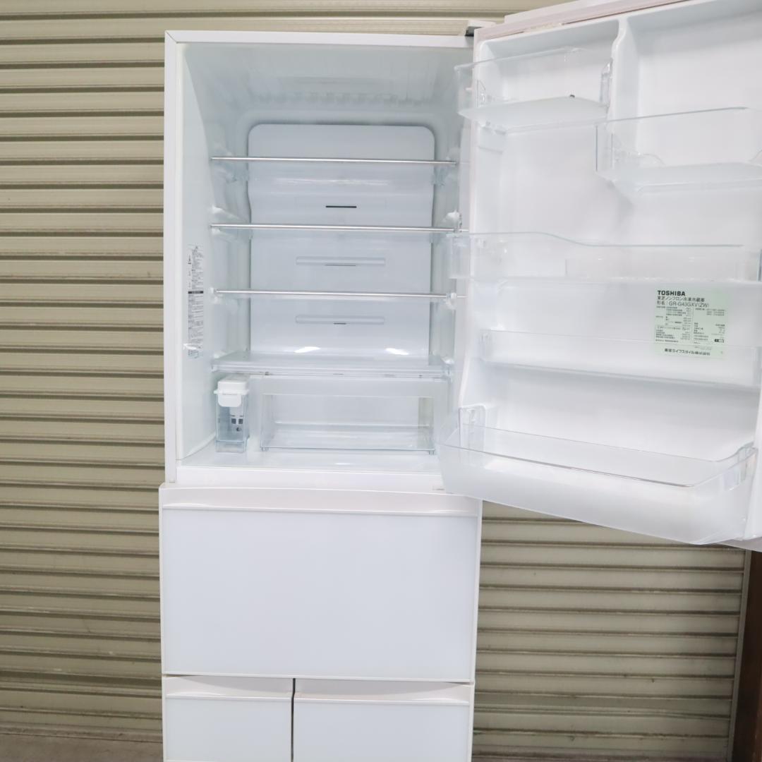 TOSHIBA GR-G43GXV (ZW) 冷蔵庫 426L B43