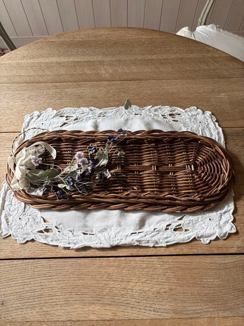 あけびのオーバルトレー♡作家様ハンドメイド