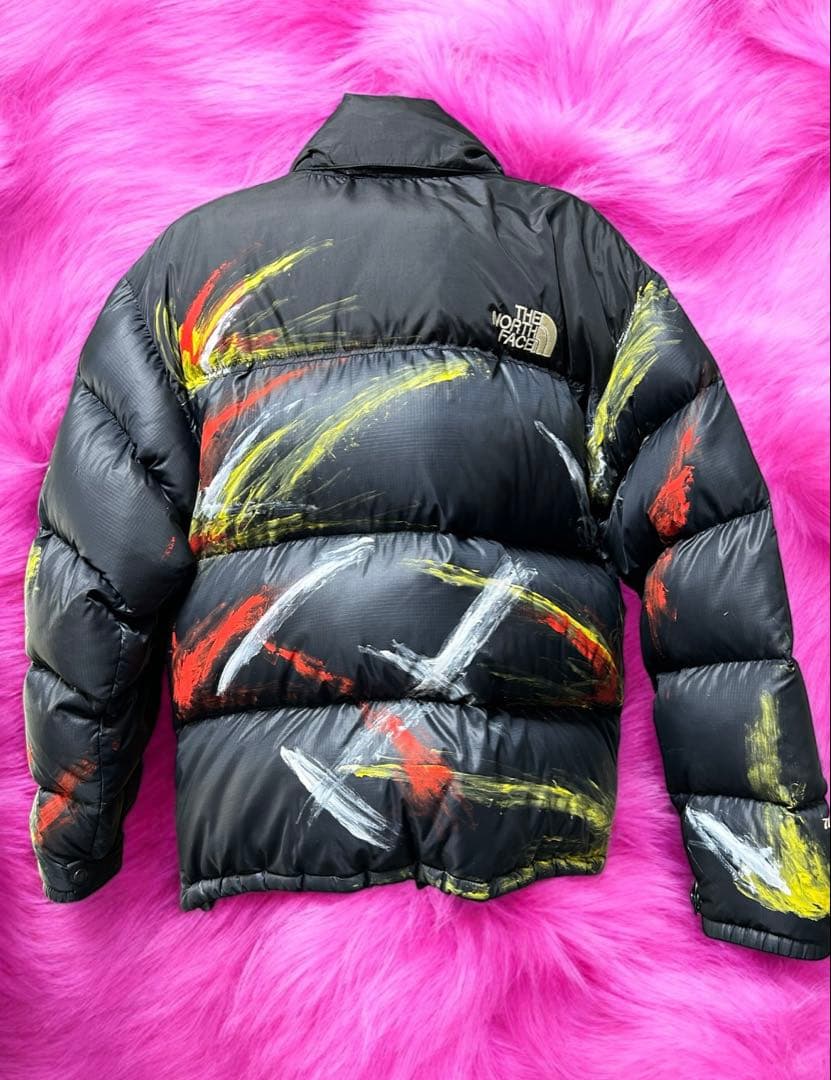90's THE NORTH FACE ヌプシ　リメイク　ダウン　ビンテージ