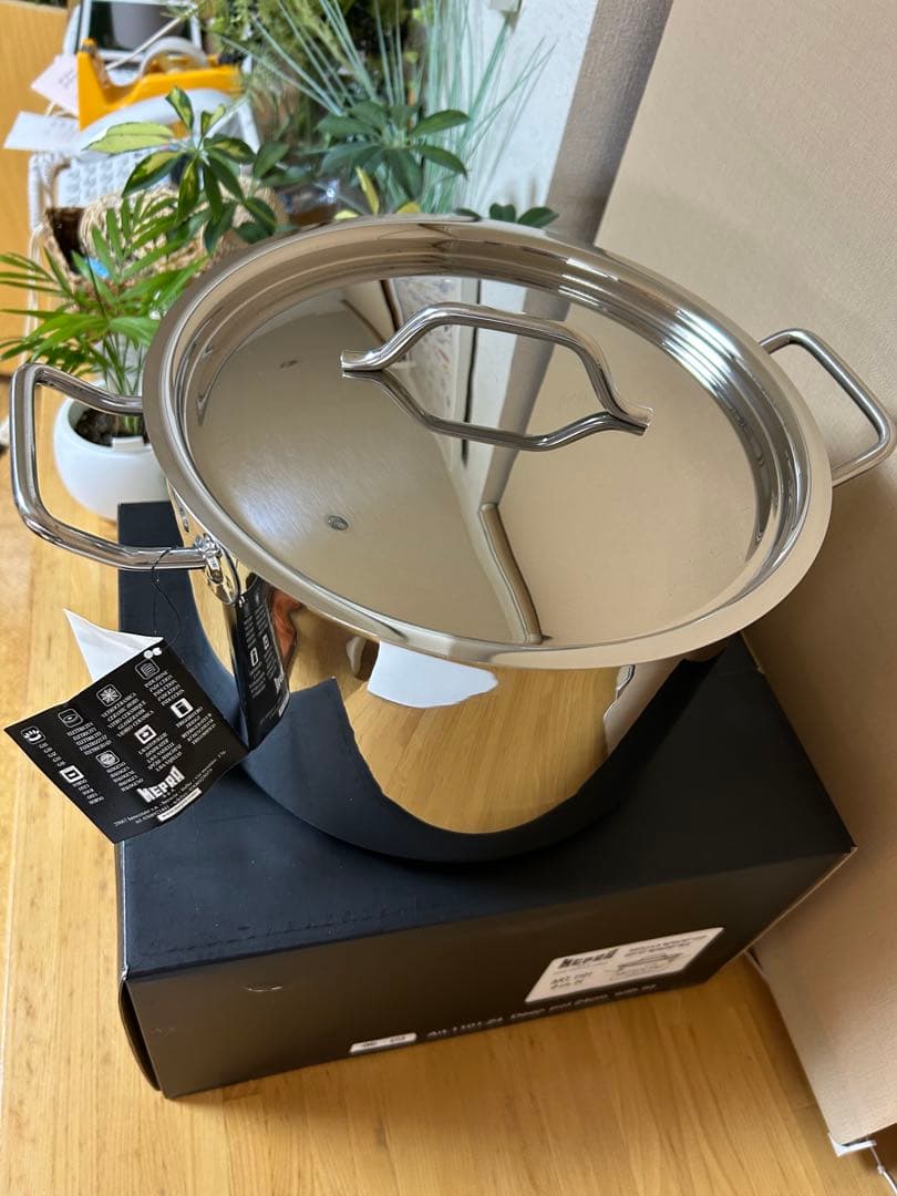 Mepal Art.1101.34 ステンレス両手鍋 24cm