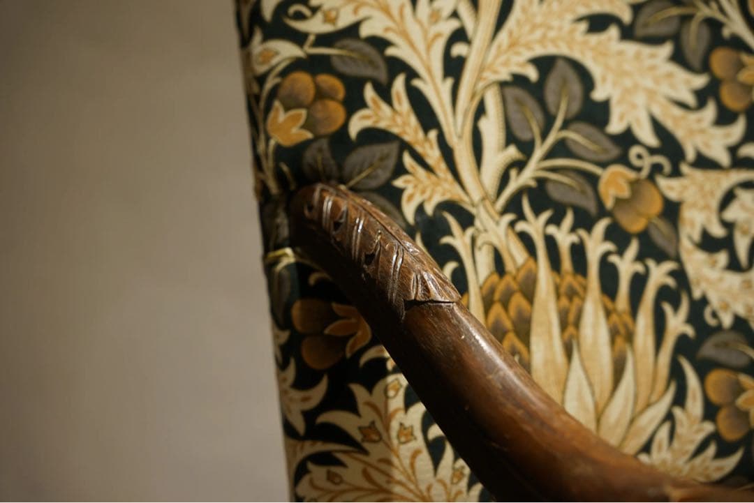 英国アンティーク アームチェア 椅子　ソファWilliam Morris