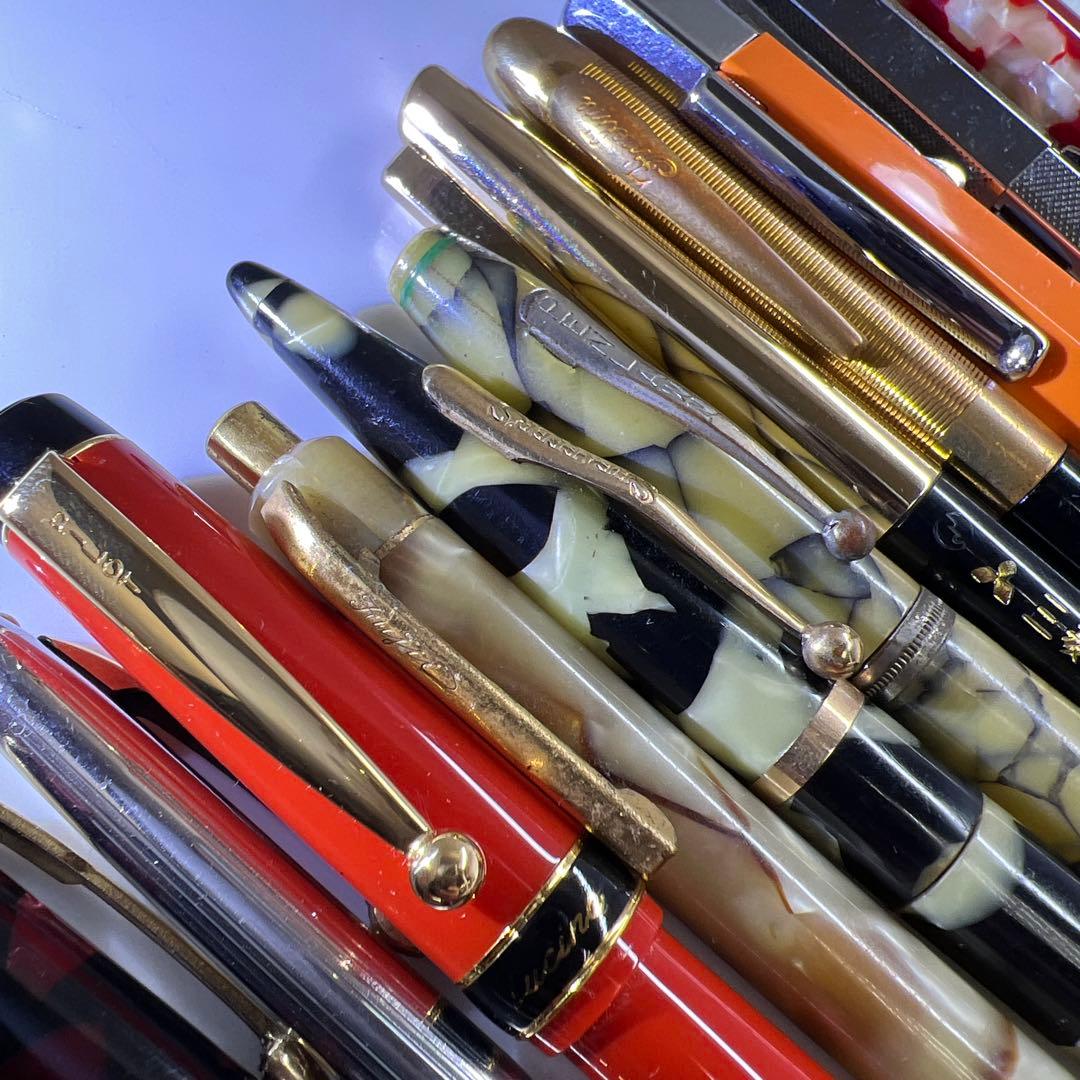 フェラーリ、ウォーターマン、プラチナ等ボールペン　万年筆色々　袋込312g
