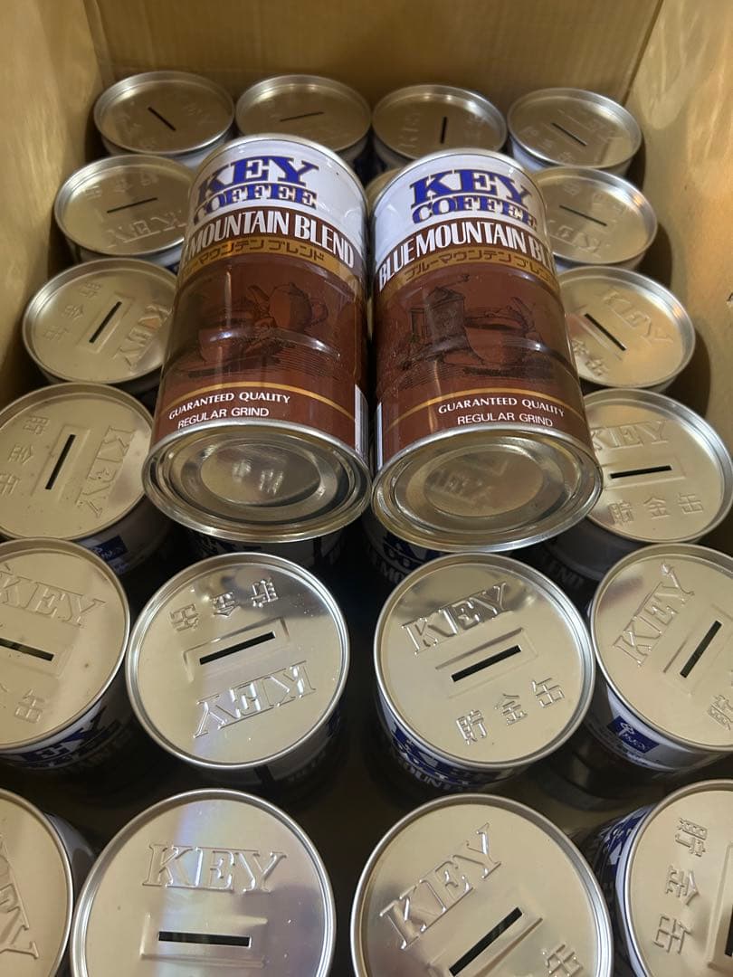 KEY COFFEE ブルーマウンテンブレンド 貯金缶