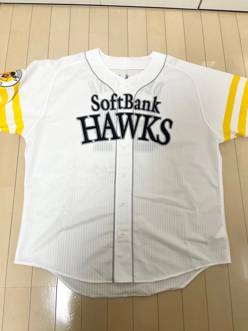 福岡ソフトバンクホークス デスパイネ プロコレユニフォーム XL サイン入り