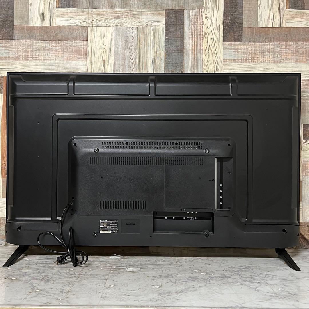 全国送料込❣️VEZZERチューナーレス テレビ 4Kネット動画対応新品リモコン