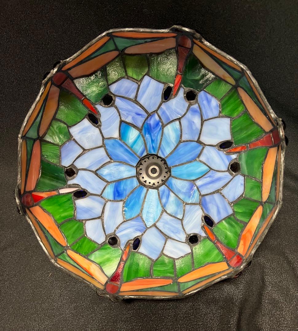 トンボデザイン ステンドグラス 卓上ランプ