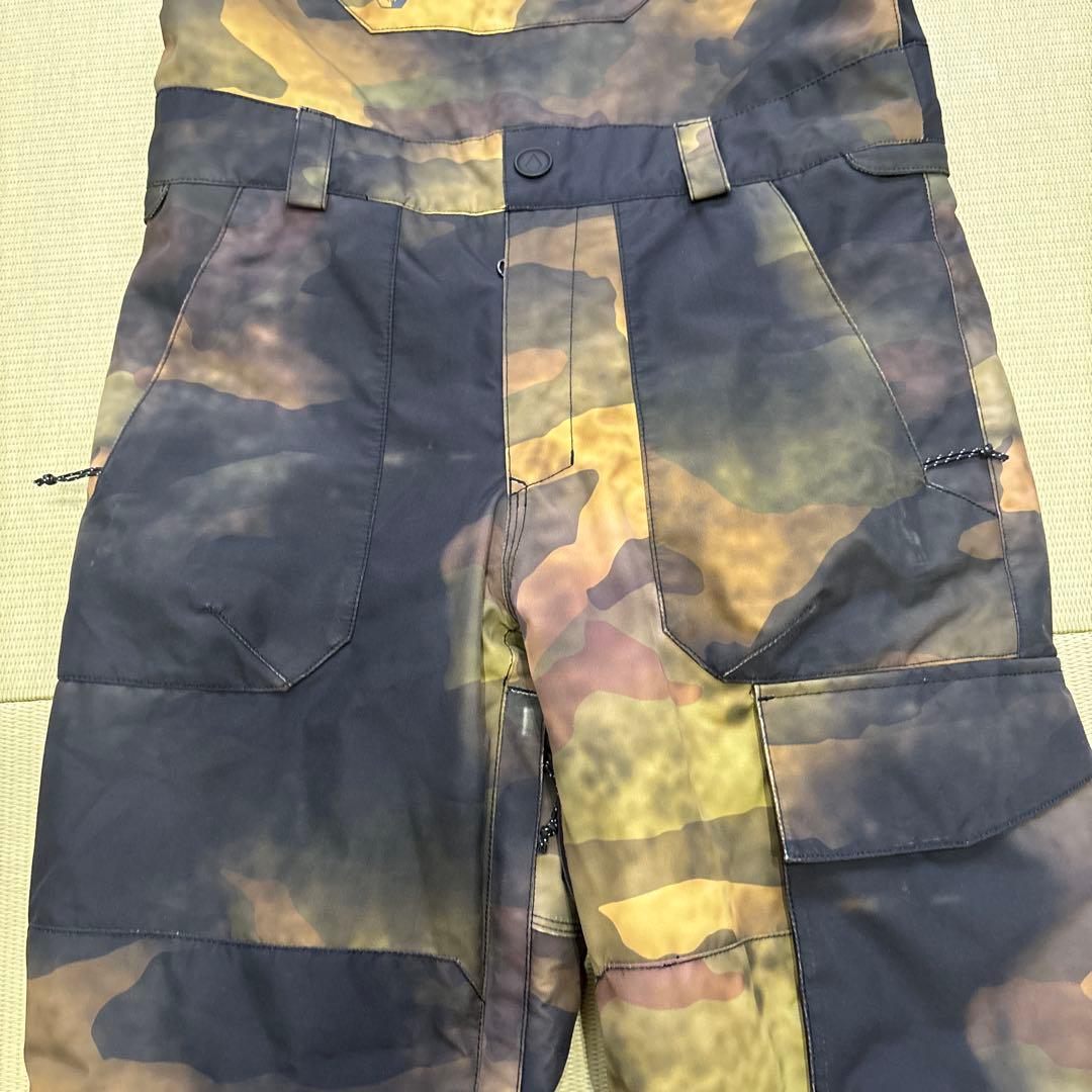 VOLCOM ボルコム キッズ ユース スノーボード ウェア ビブパンツLサイズ