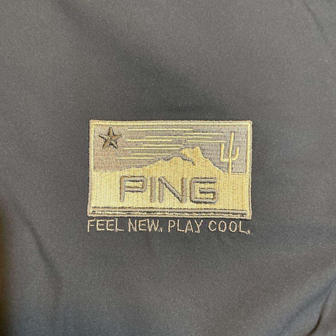 PING ピン　ゴルフウェア　メンズ 3WAY ブルゾン Mサイズ　ネイビー