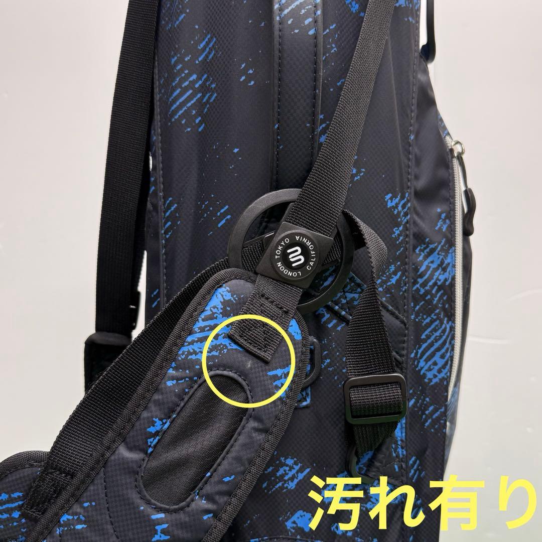 OUUL オウル　キャディーバック　ゴルフバック　９インチ　ブルー