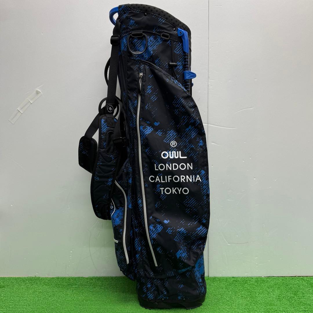 OUUL オウル　キャディーバック　ゴルフバック　９インチ　ブルー