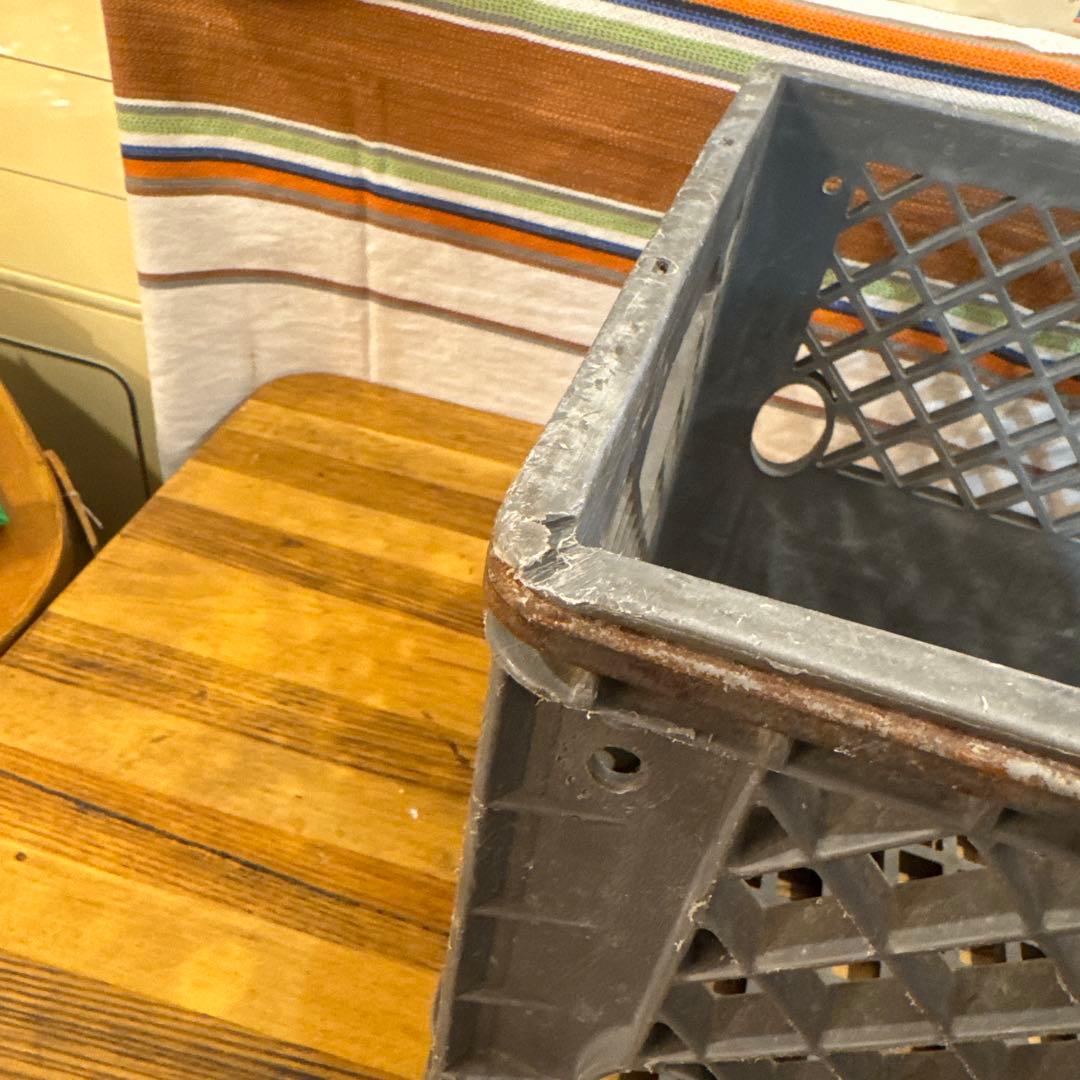 vintage USA70's milk crate ミルククレート