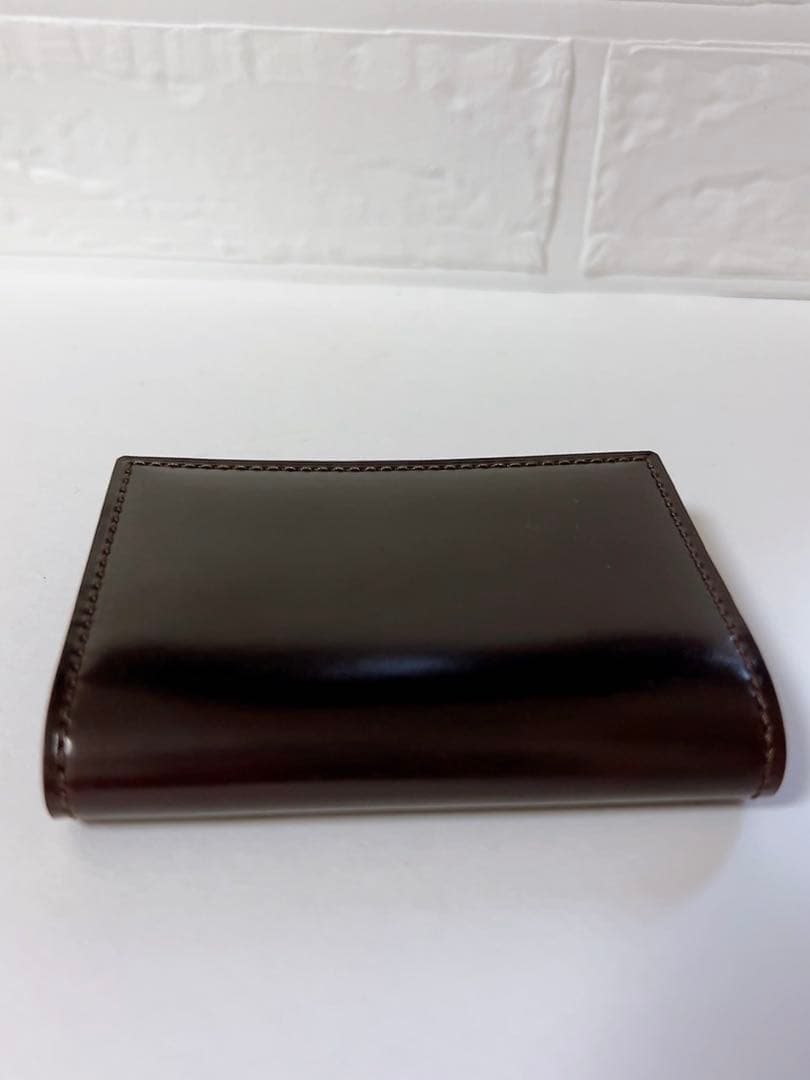 ガンゾ　GANZO 名刺入れ　カードケース　ブラウン　馬革　未使用品