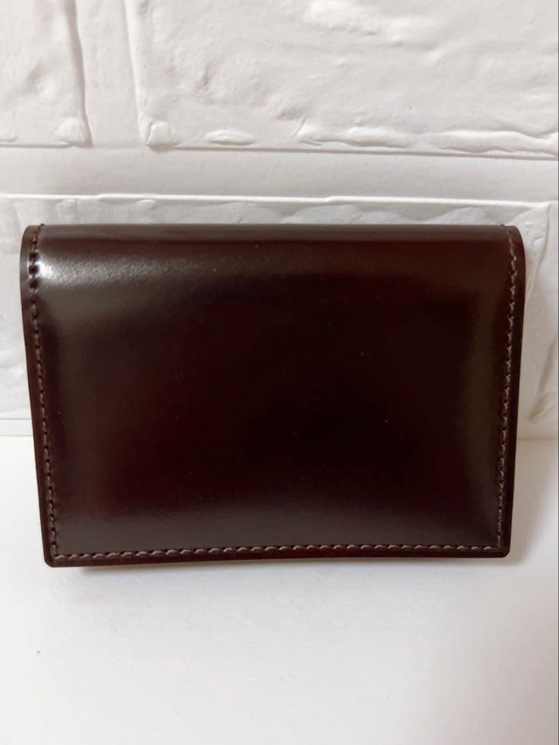 ガンゾ　GANZO 名刺入れ　カードケース　ブラウン　馬革　未使用品