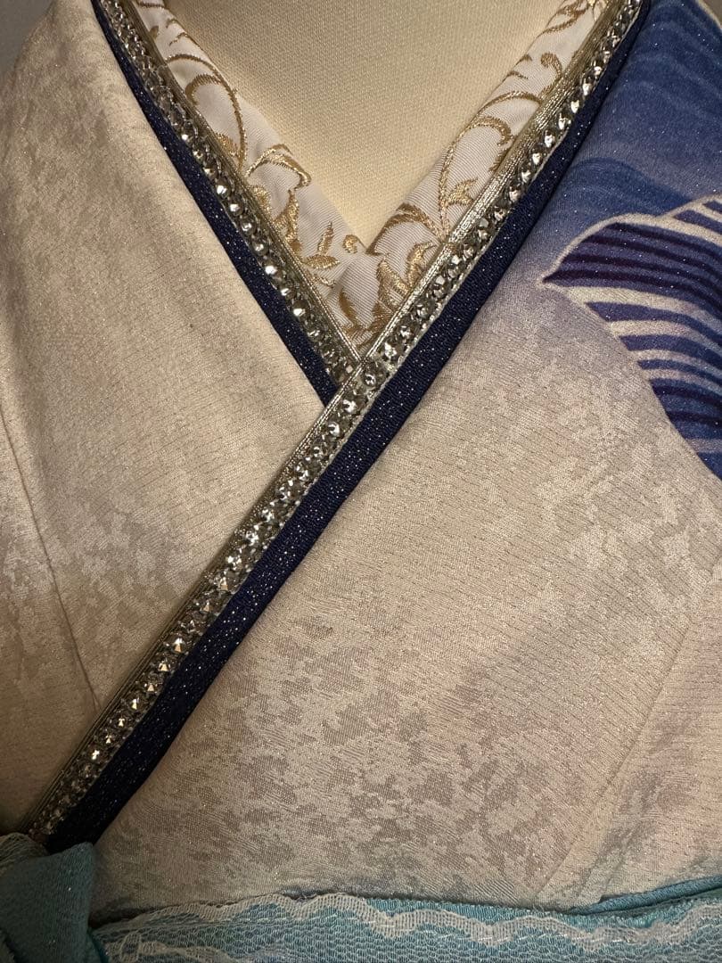 SWEETANGEL ラインストーン振袖 完全フルセット 大輪 ダリア 振袖一式