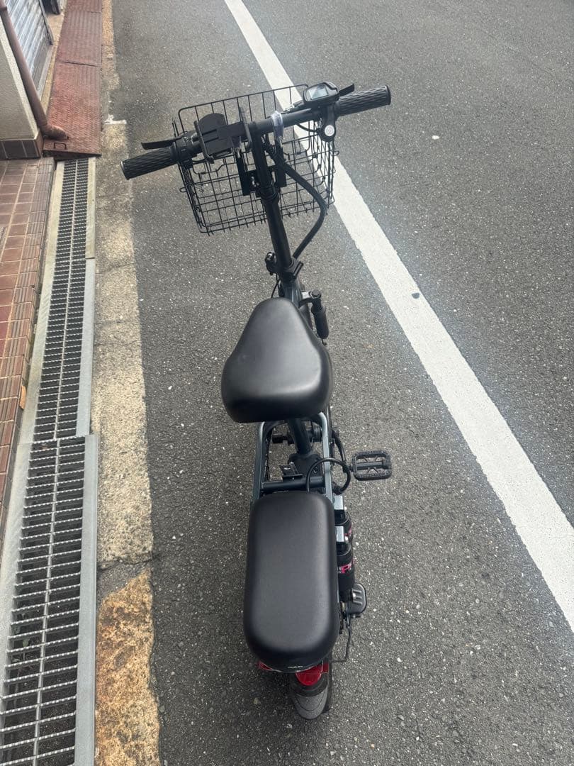 POWER E 電動アシスト自転車 カゴ付き