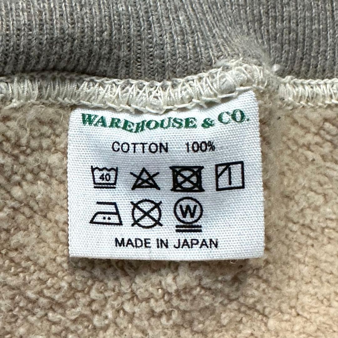 ウエアハウス Lot 466 2本針 ツートン コンビ 両Vスウェット 42