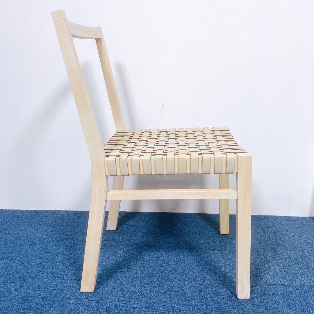 CASSINA IXC カッシーナ サフランチェア ダイニングチェア 本革 編込