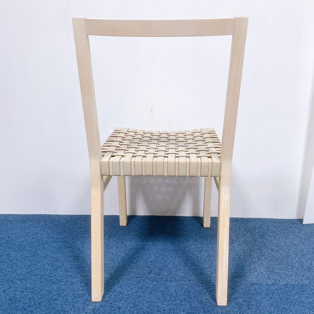 CASSINA IXC カッシーナ サフランチェア ダイニングチェア 本革 編込