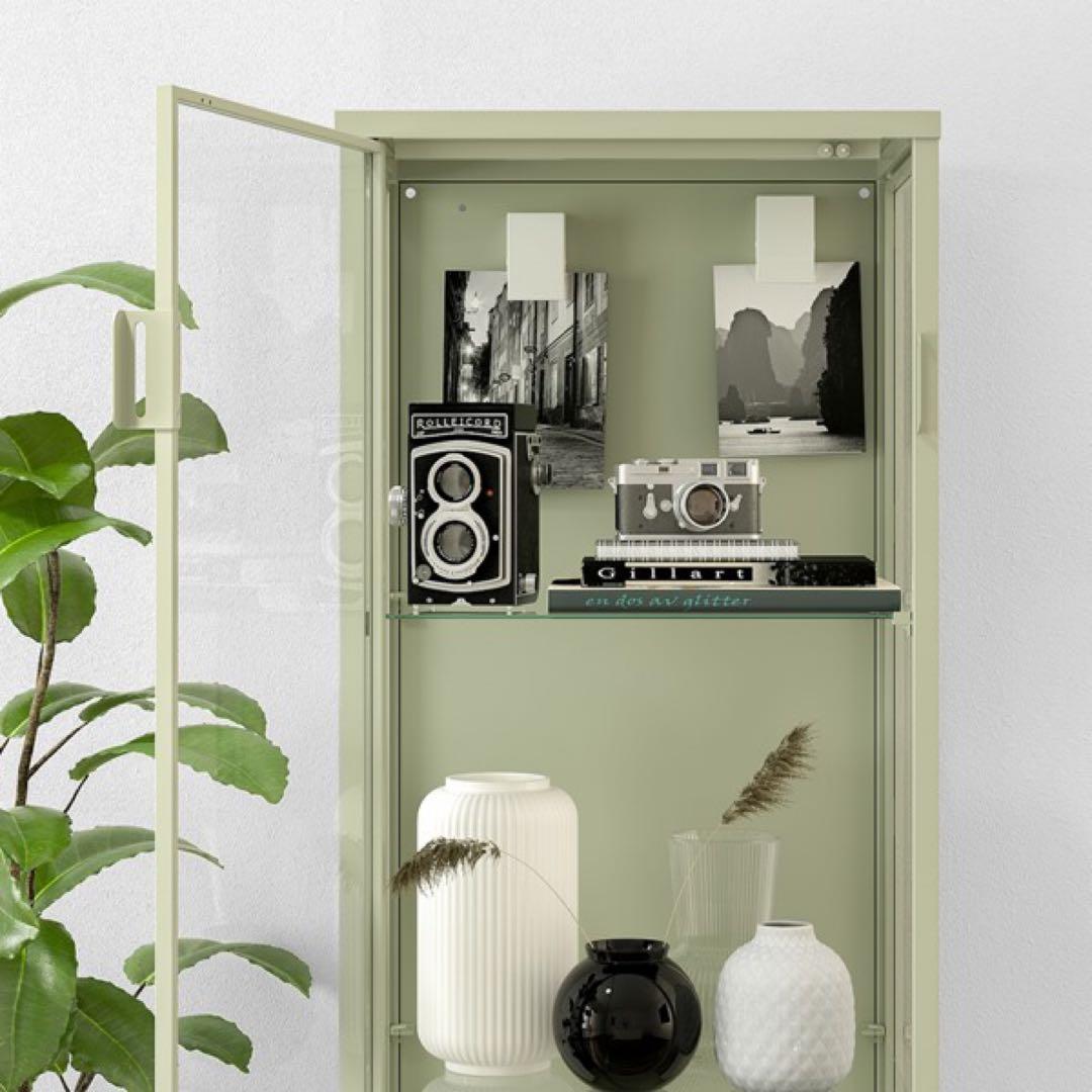 IKEA RUDSTA ルードスタ コレクションケース ライトグリーン