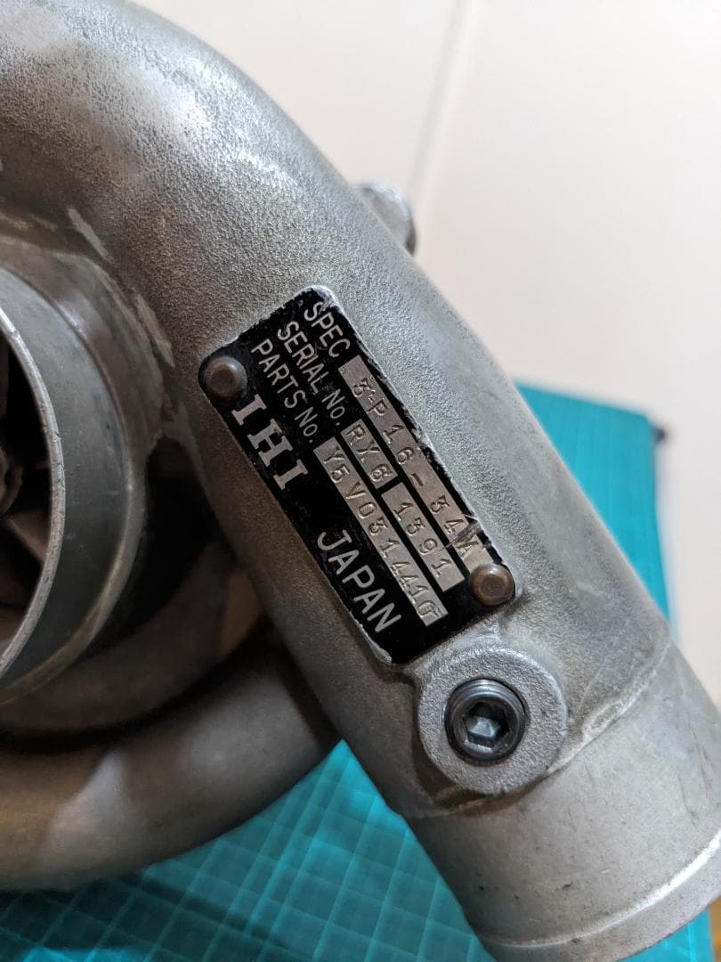 IHI RX6 タービン　ターボチャージャー 3P16-34A 1391