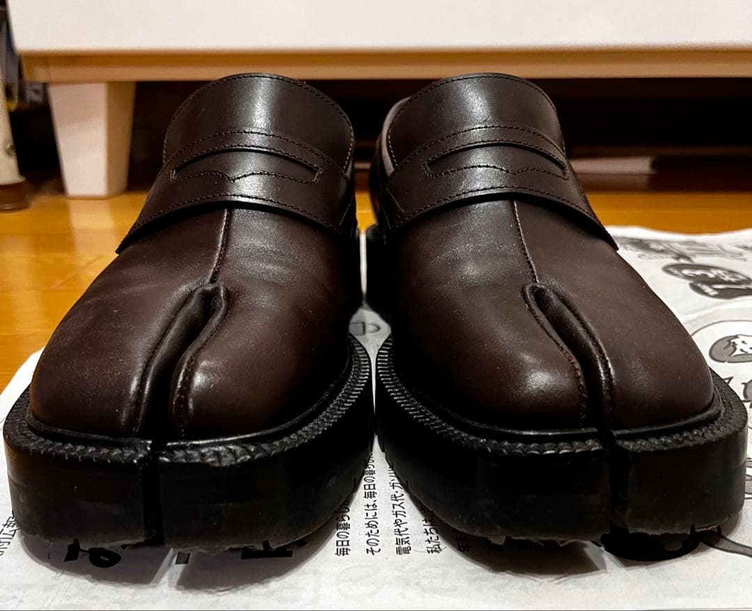 メゾンマルジェラ タビローファー　ブラウン　サイズ39