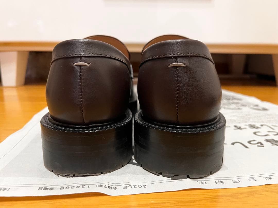 メゾンマルジェラ タビローファー　ブラウン　サイズ39