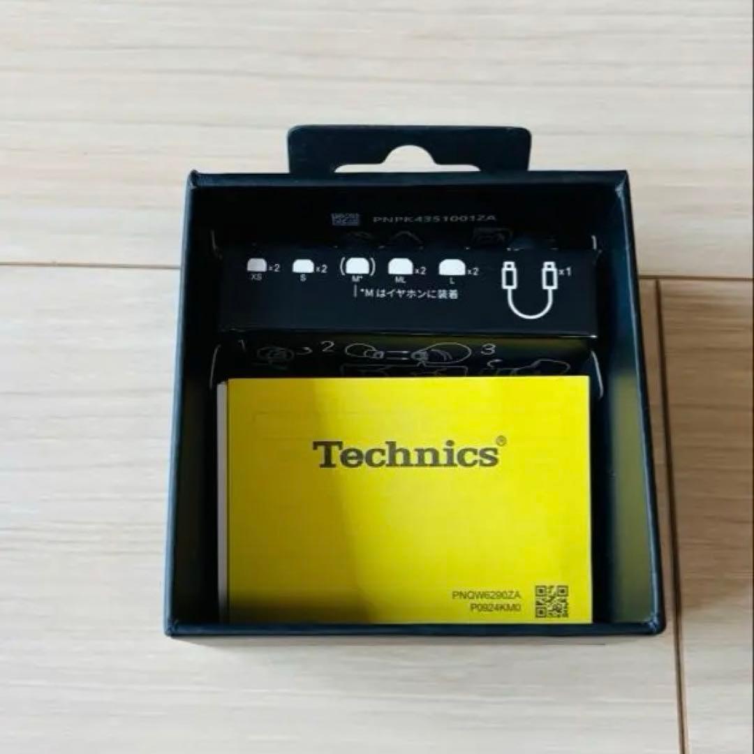 【美品】Technics ワイヤレスイヤホン EAH-AZ100-K ブラック