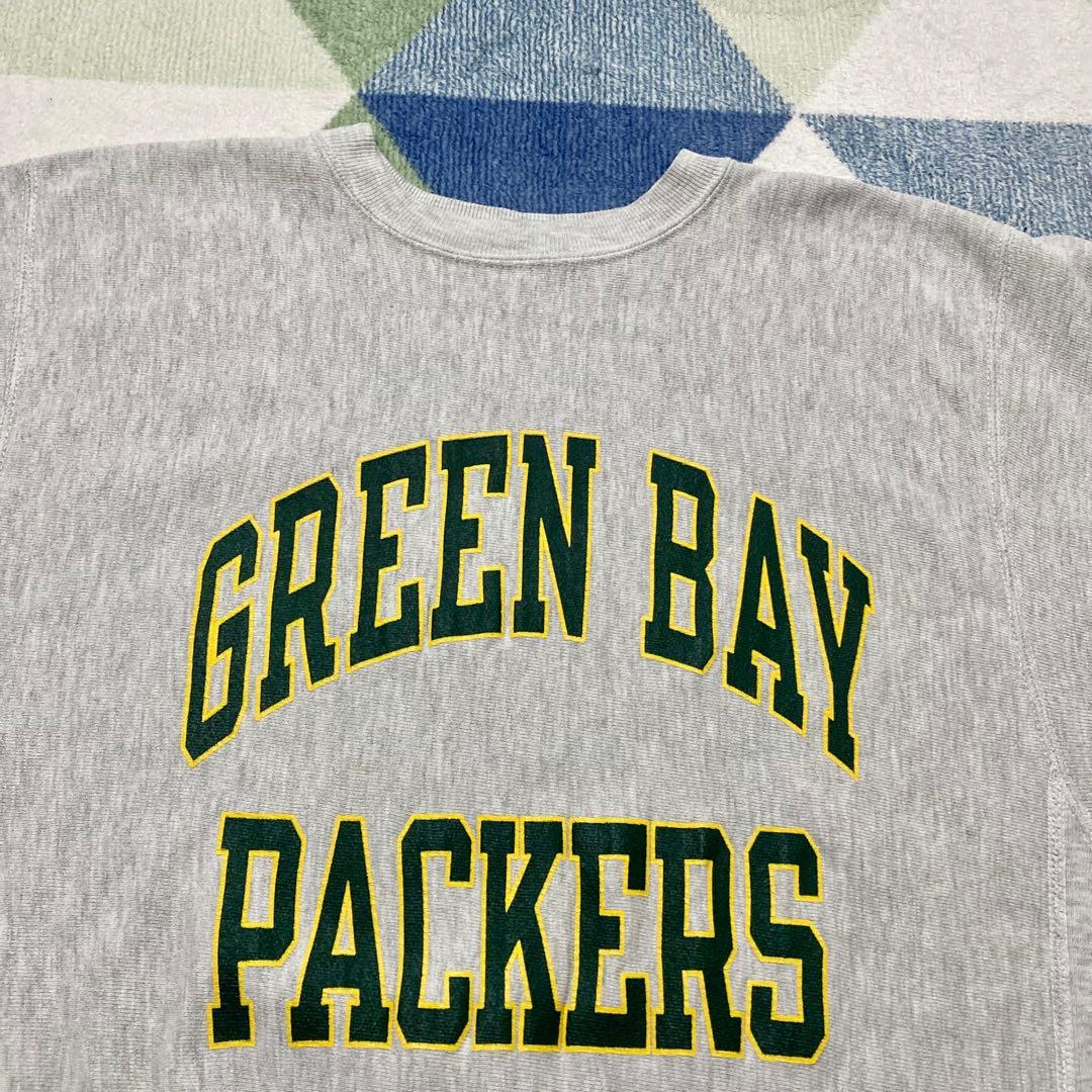 90s Championグリーンベイパッカーズ リバースウィーブ刺繍タグXL