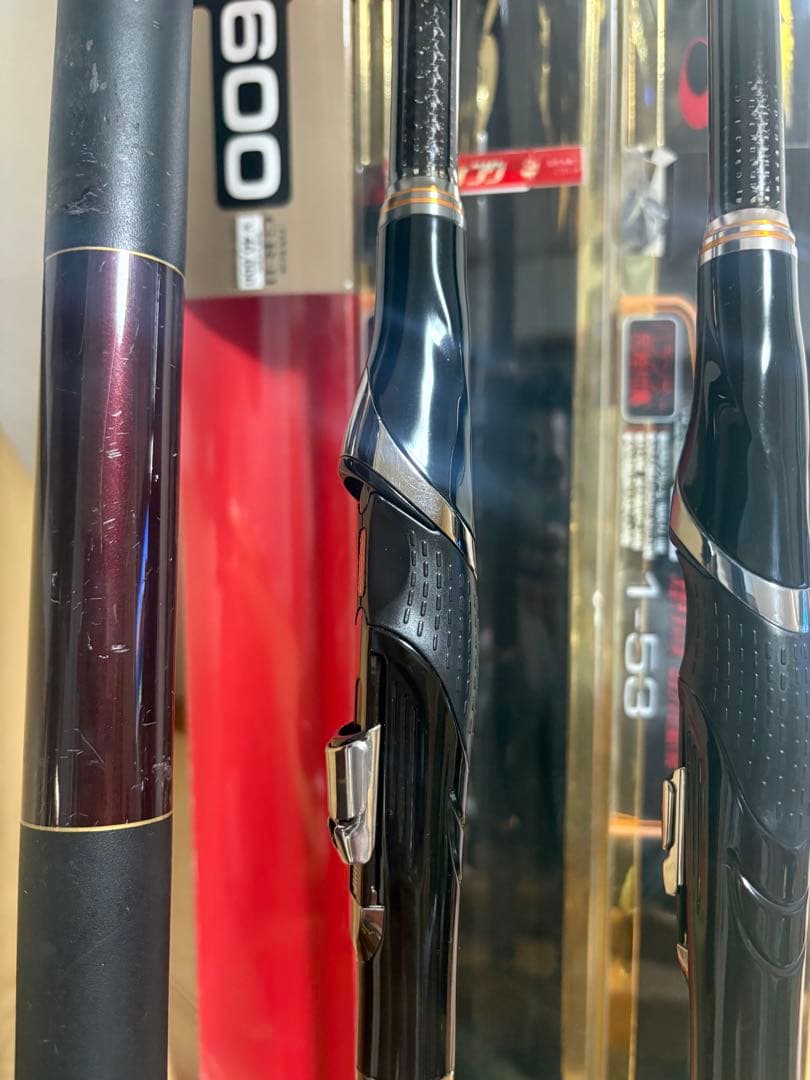 がまかつ　がま磯　アテンダーⅡ 2本 たもの柄セット　サンライン　釣研　釣武者