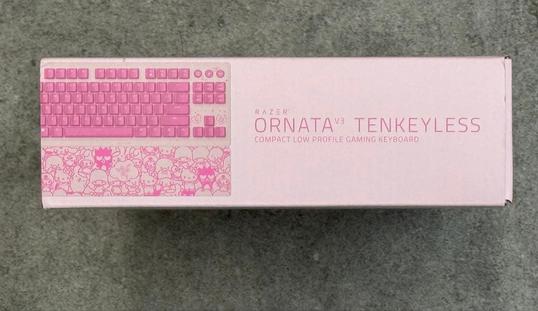 新品未開封レイザーOrnata V3 Tenkeyless HelloKitty