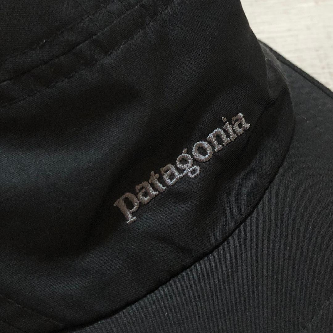 夏のランに最適‼️ パタゴニア ベロシティ・キャップ レアなオールブラック